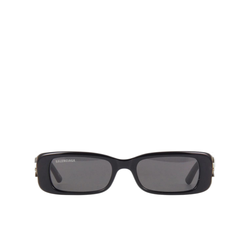 Balenciaga Dynasty Rectangle Sunglasses BB0096S Black/Grey