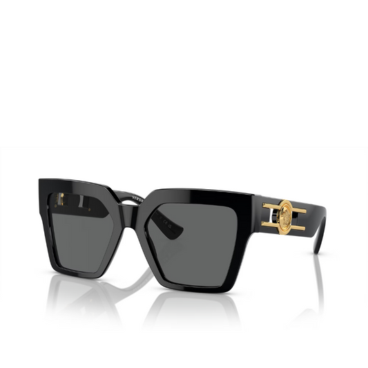 Versace Deco Butterfly Sunglasses VE 4458 Black/Dark Grey