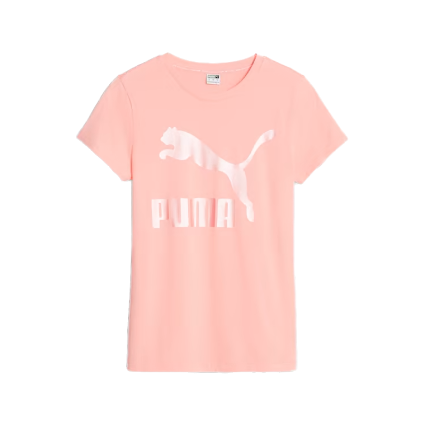 Puma Classics Logo Women's T-Shirt Smoothie-Pearl