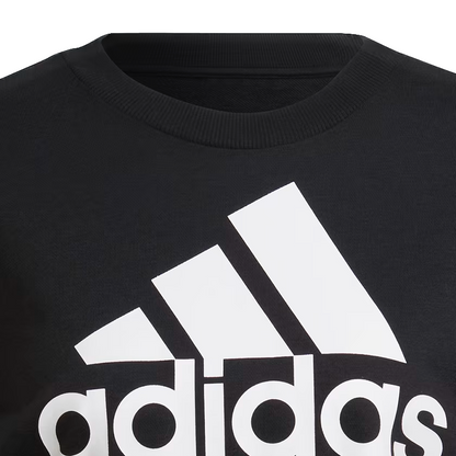 Adidas Essentials Logo Loose Sweatshirt Black / White