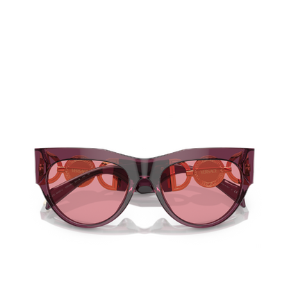 Versace Winged Medusa Sunglasses VE 4440U Transparent Marc/Pink Mirror Internal