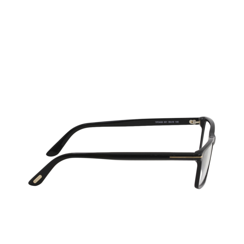 Tom Ford Rose Gold "T" Logo Glasses TF 5408 Shiny Black/Clear