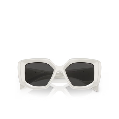 Prada Sunglasses with Triangle Logo PR 14ZS Talc/Dark Grey
